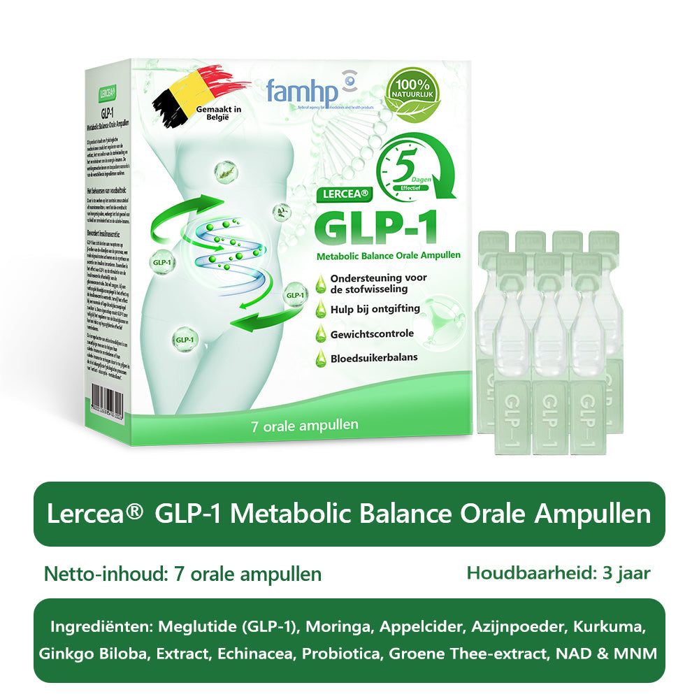 Tienda oficial insignia | LERCEA® GLP-1 Metabolool Efecto Oral Ampollas 💟 Cambios visibles dentro de 7 días Enviado para obesidad, problemas cardíacos y vasculares, diabetes, insomnio, fatiga crónica y más 💟